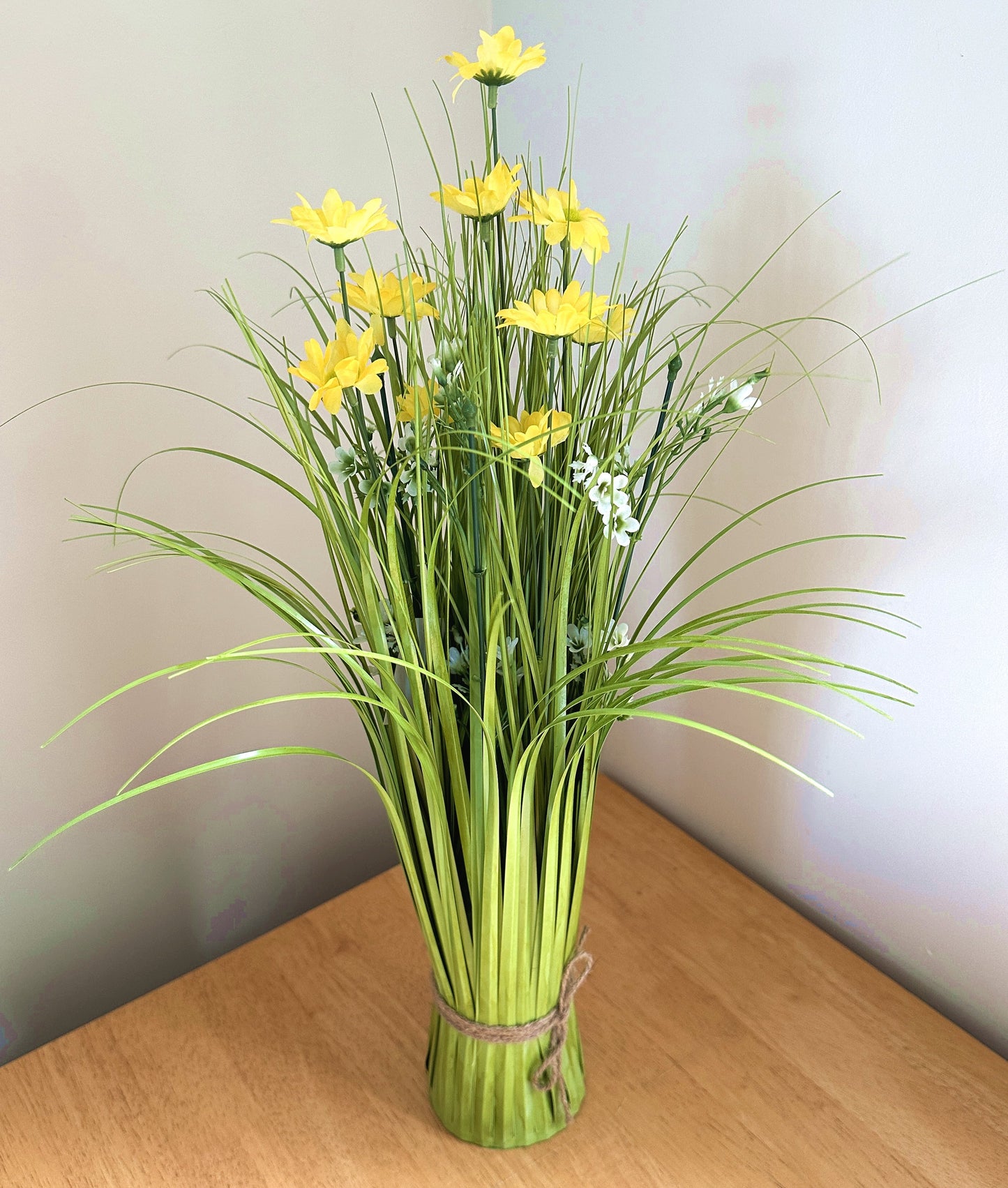 Artificial Grass and Wildflower Arrangement 57cm