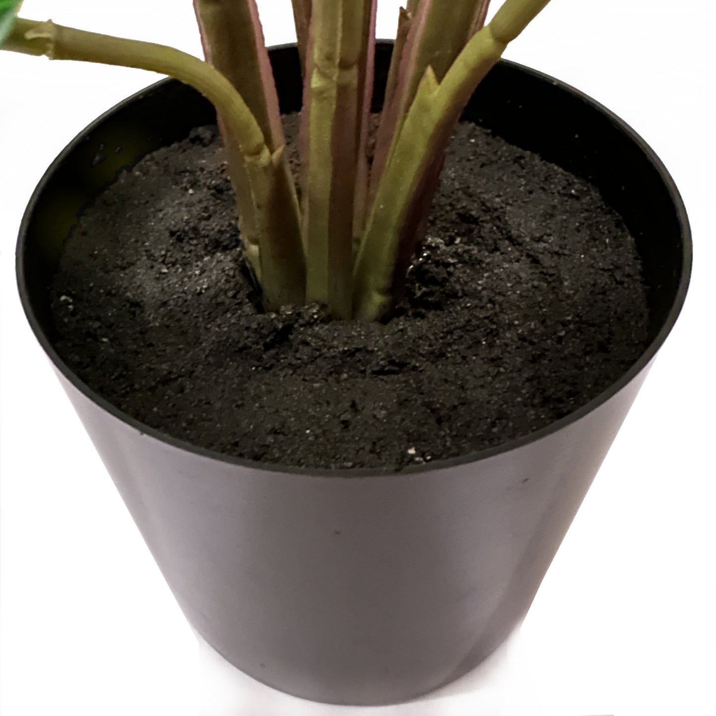 Artificial Alocasia Plant in Black Pot 38cm