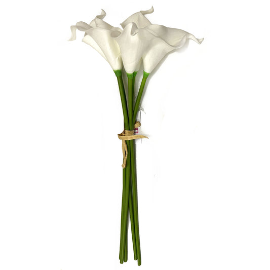 Artificial Calla Lily Flower Bundle With White Flowers