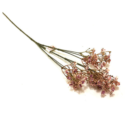 Artificial Gypsophila Flower Spray with Pink Flowers 70cm