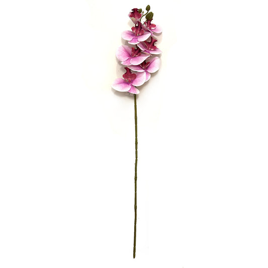 Artificial Orchid Stem with Fuchsia Pink Flowers
