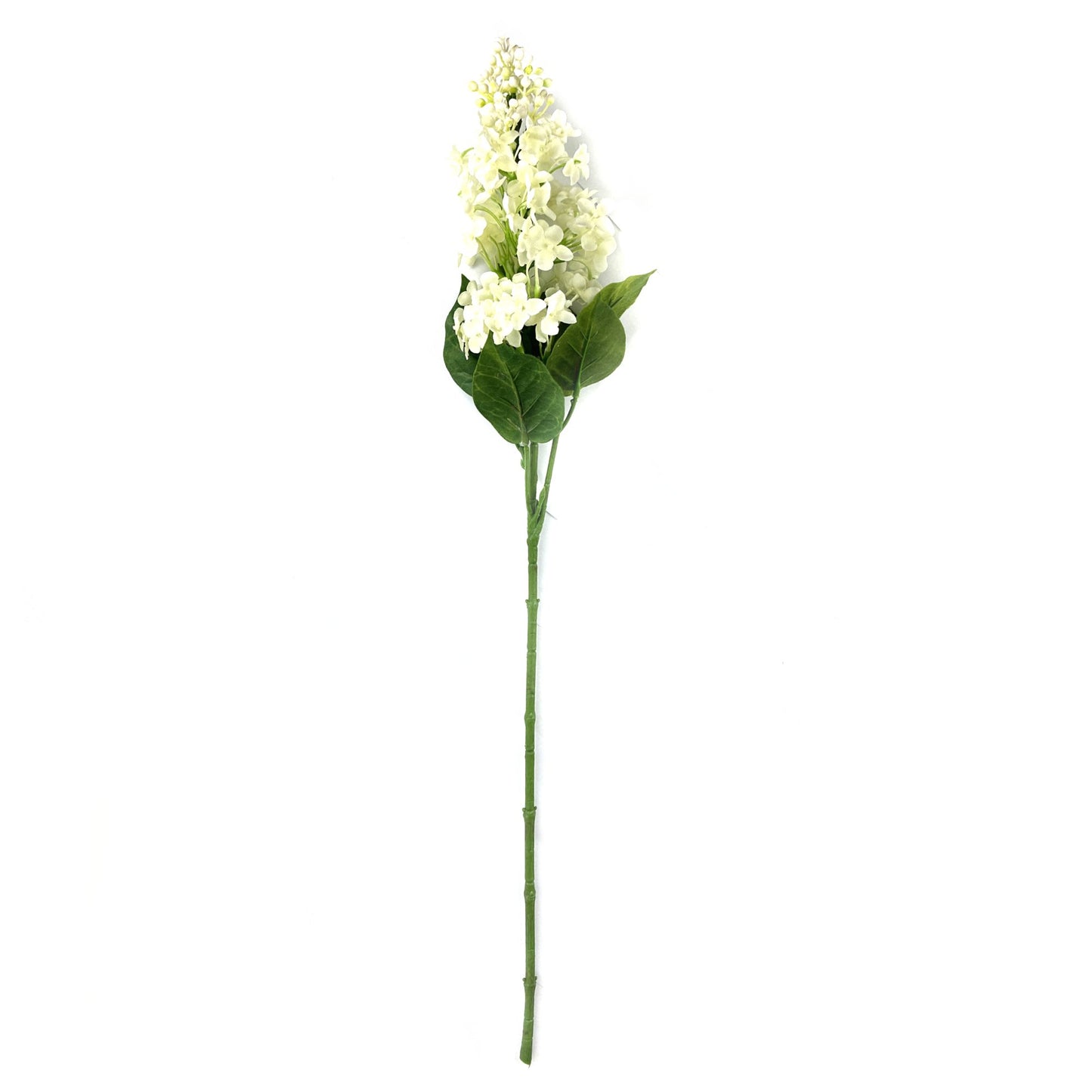 63cm Artificial White Lilac Flower Stem