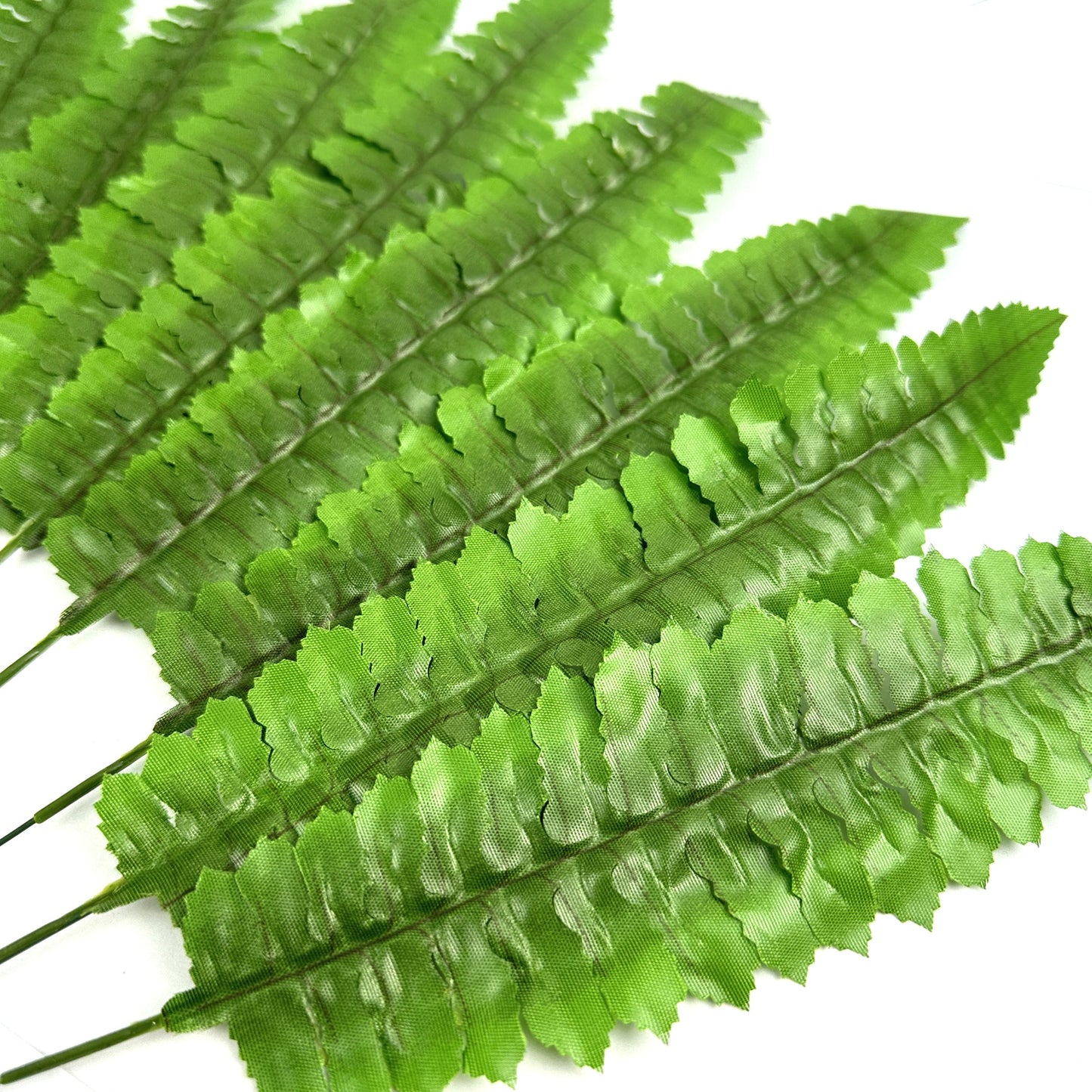 Set of 12 Artificial Fern Leaves 36cm