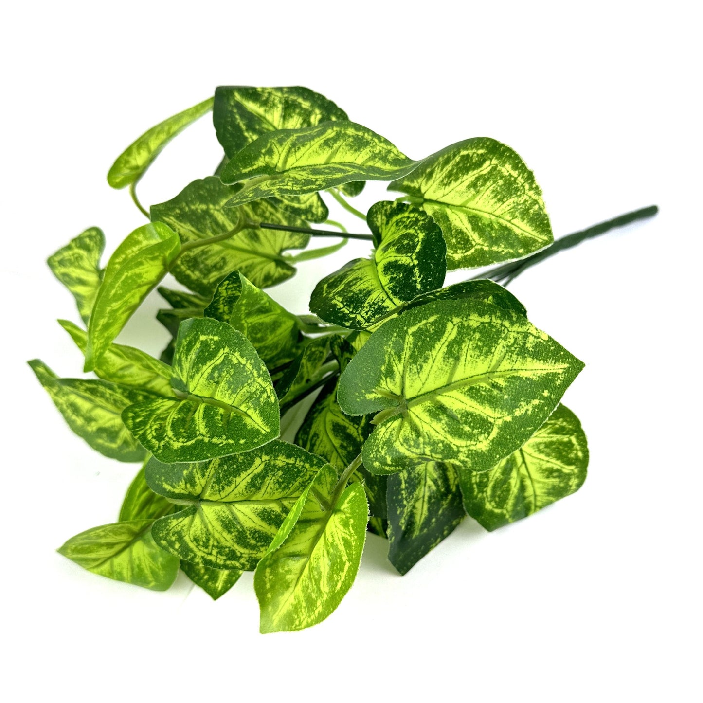 Artificial Faux Calathea Leaf Bush Plant 32cm