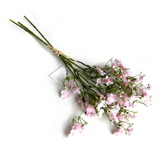 Artificial Forget Me Not Light Pink Faux Flower Bundle