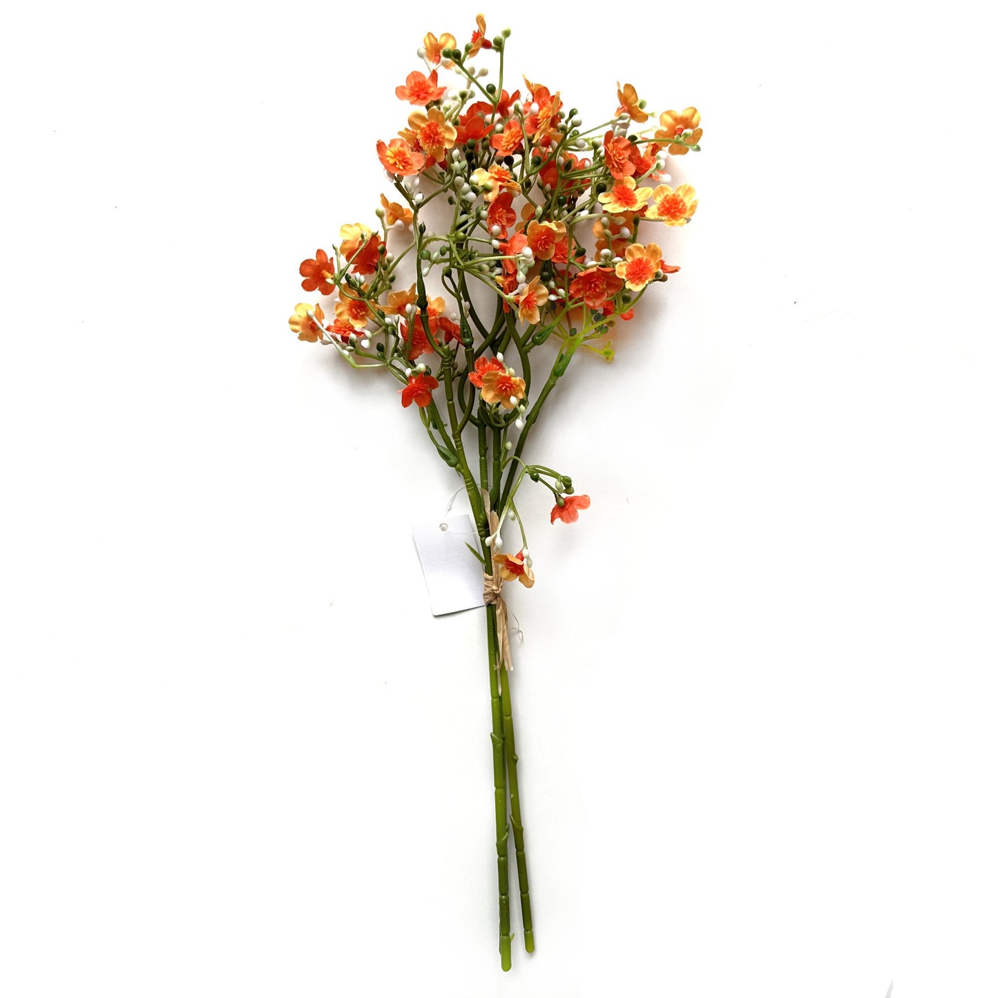 Artificial Forget Me Not Flower Bundle - Orange