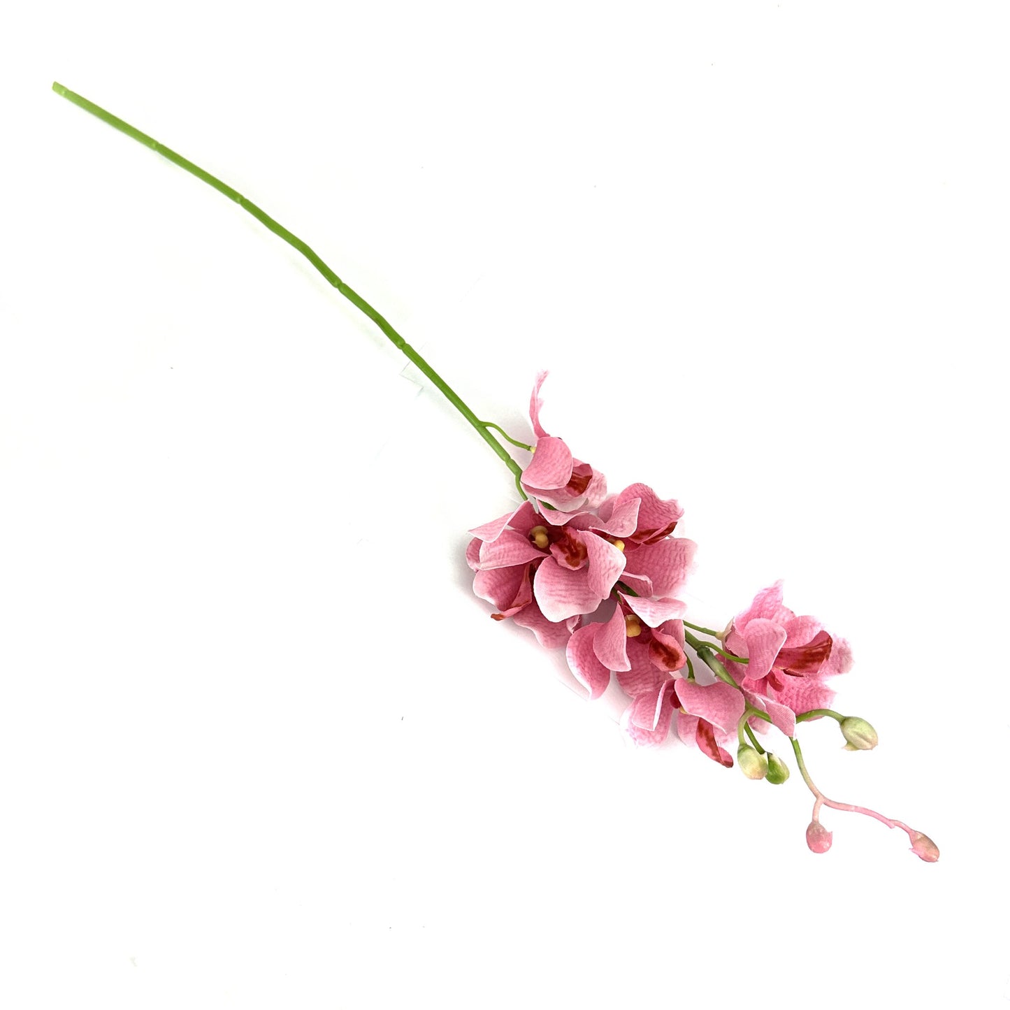 Artificial Pink Mokara Orchid Flower Stem 49cm