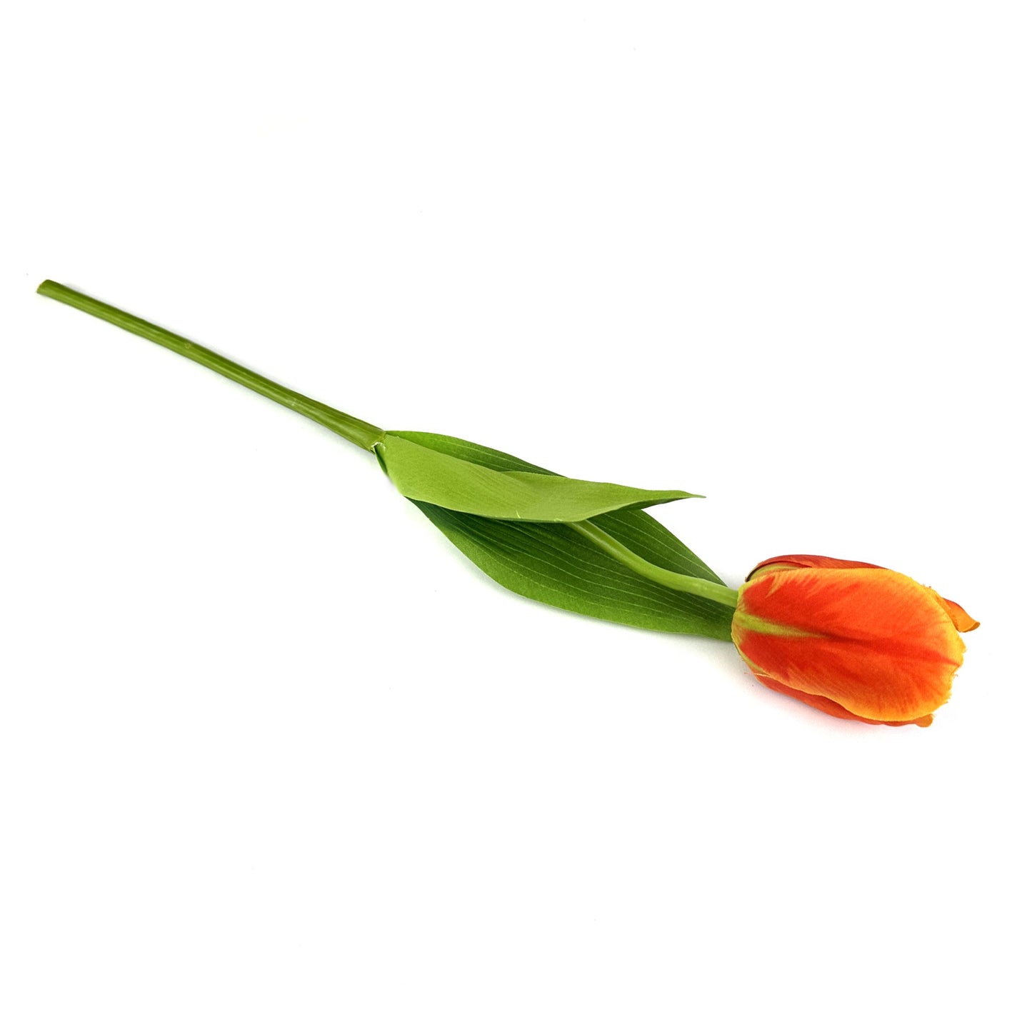 Artificial Orange Tulip Flower Stem 41cm