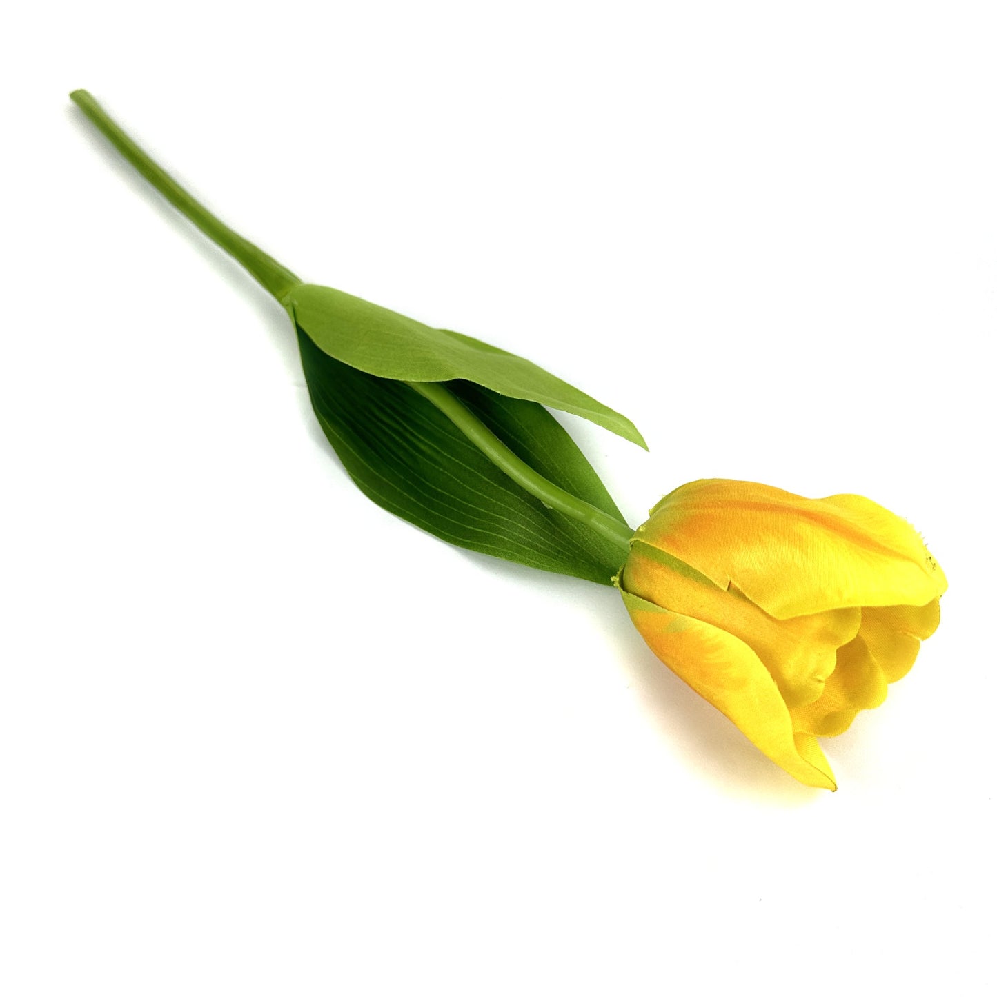 Artificial Yellow Tulip Flower Stem 41cm