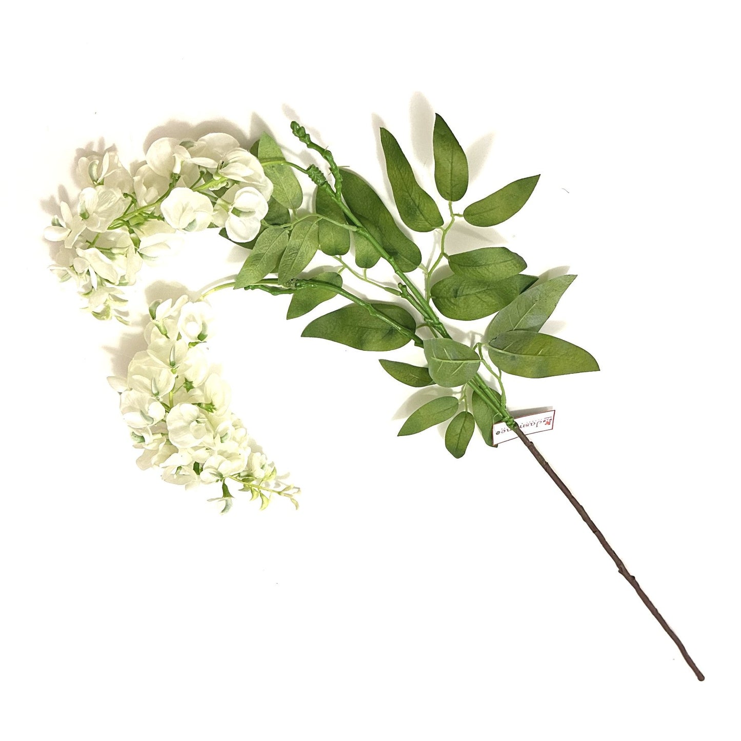 Artificial Wisteria Flower Spray with Faux Ivory Flowers