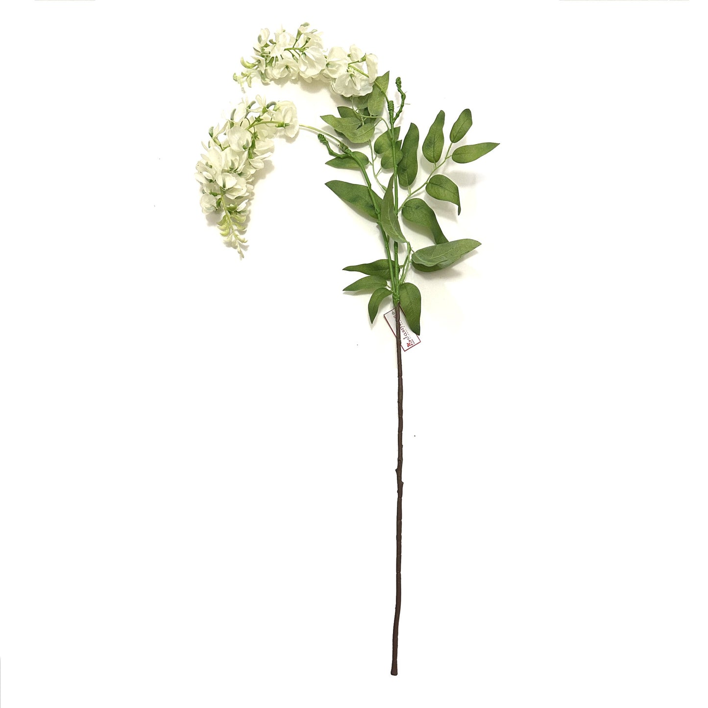 Artificial Trailing Wisteria Ivory Flower Spray 95cm