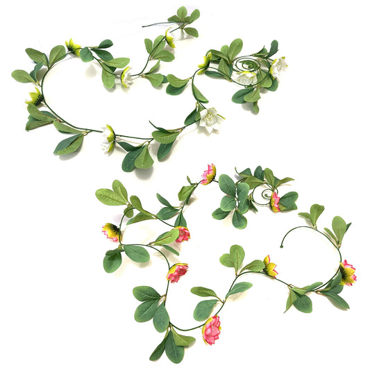 Artificial Water Lily Garland