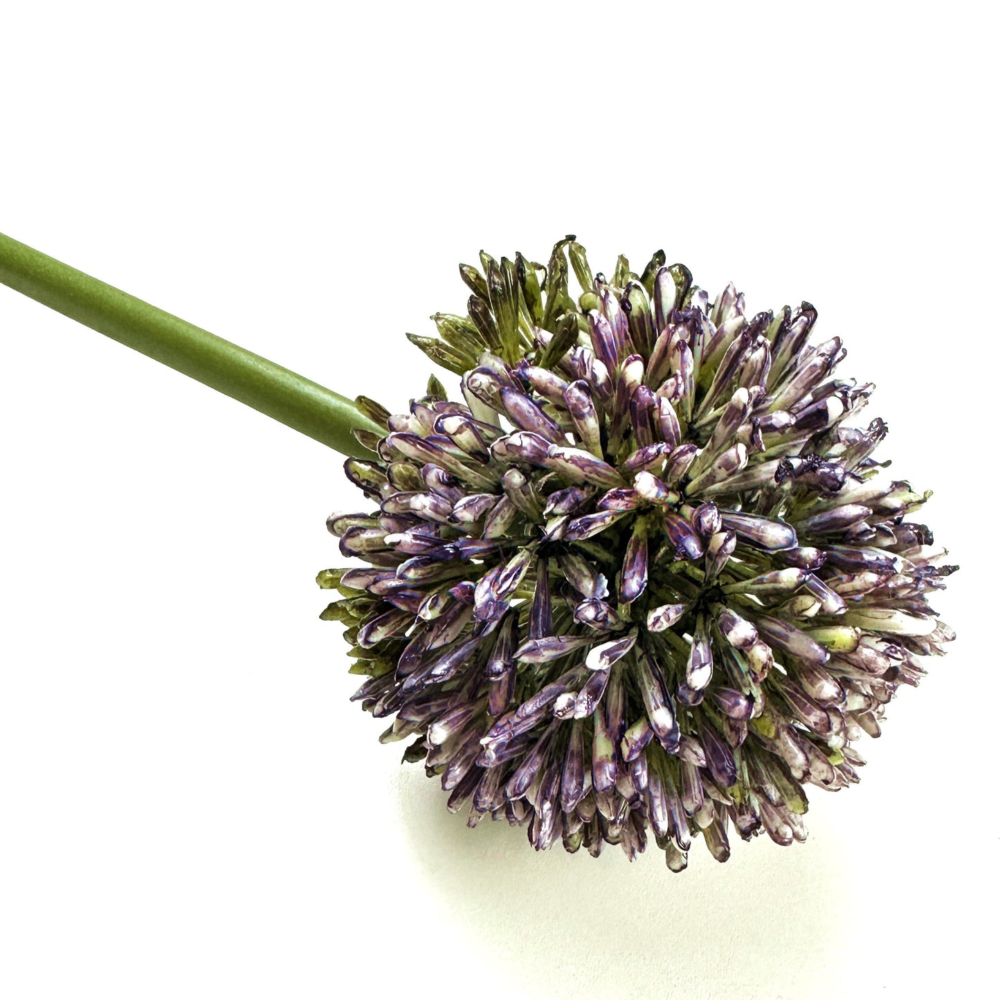 Artificial Allium Flower Stem 55cm - Purple