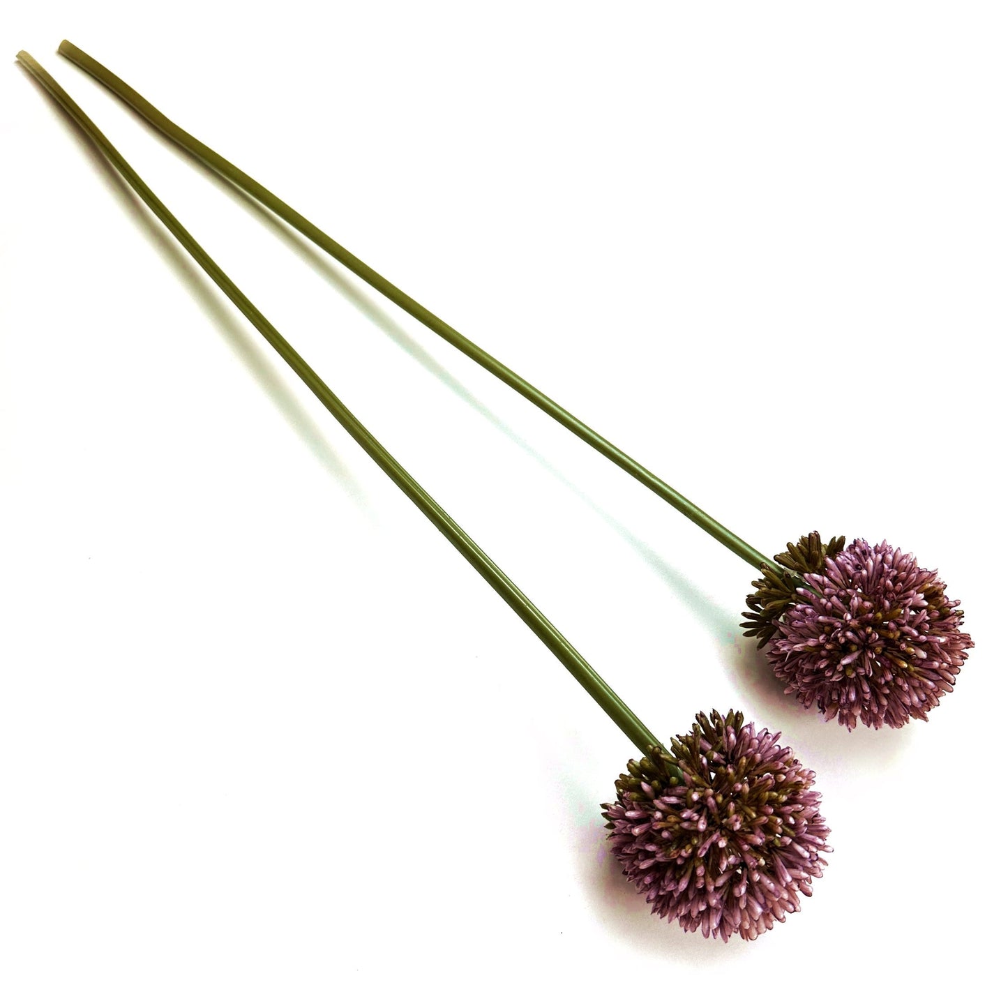 Artificial Allium Flower Stem 55cm - Pink