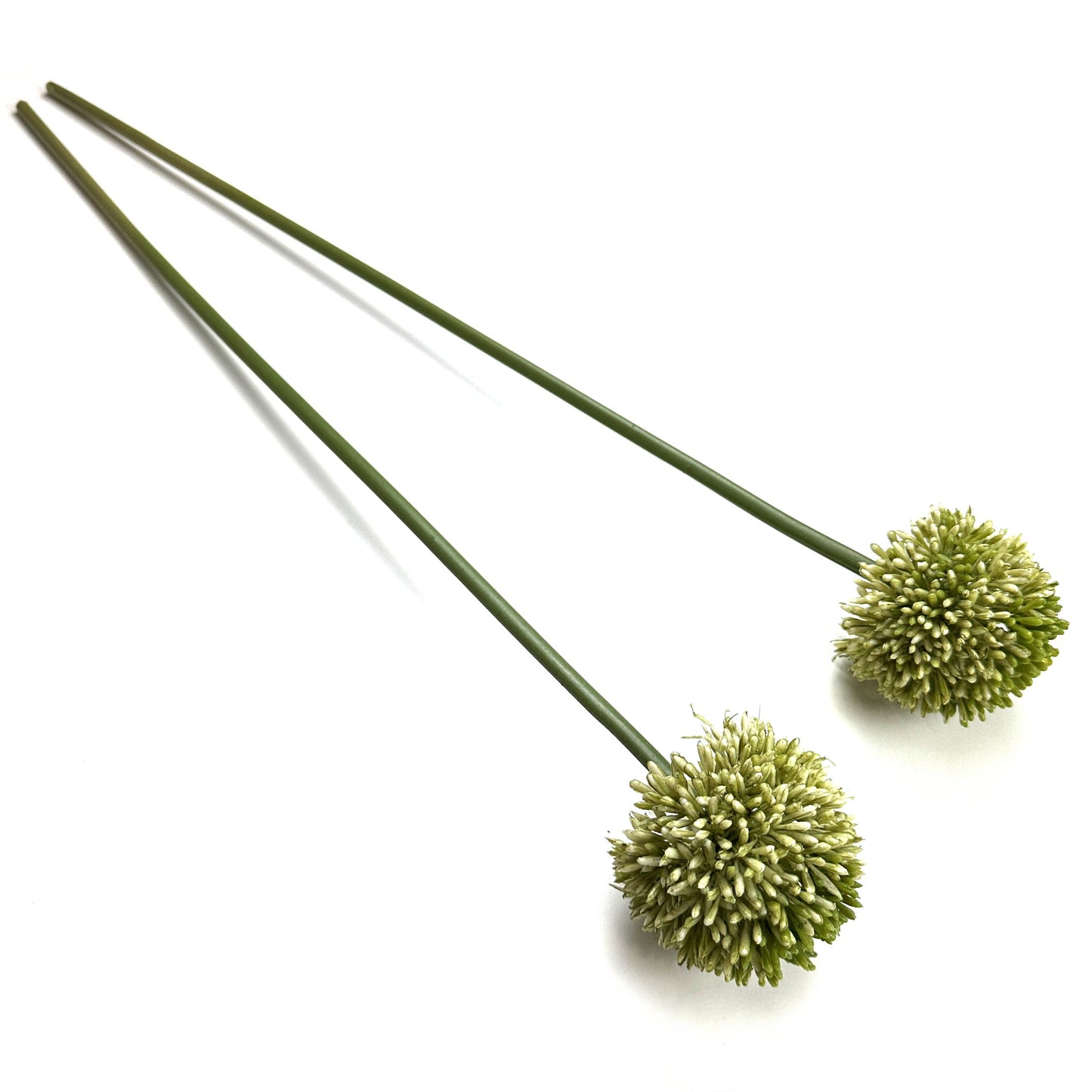 Artificial Allium Flower Stem 55cm - Green