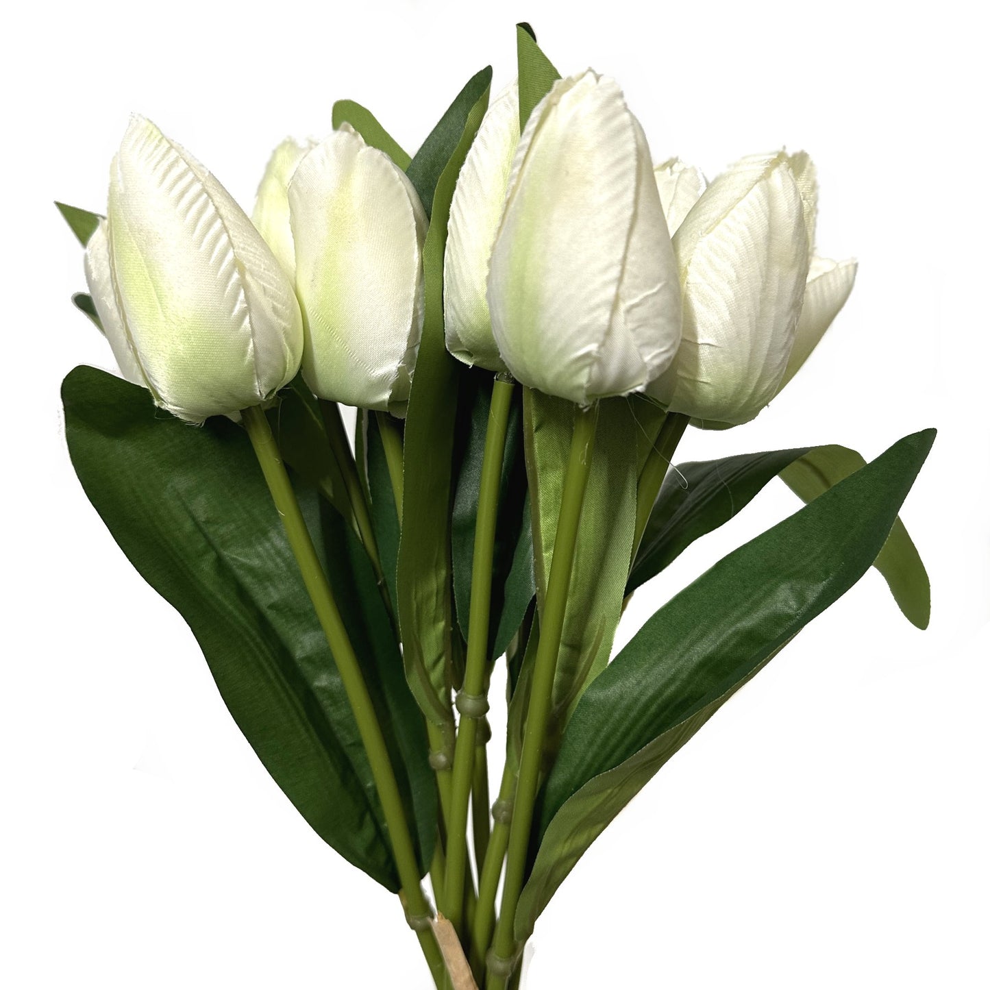 Artificial Tulip Flower Bundle - Ivory