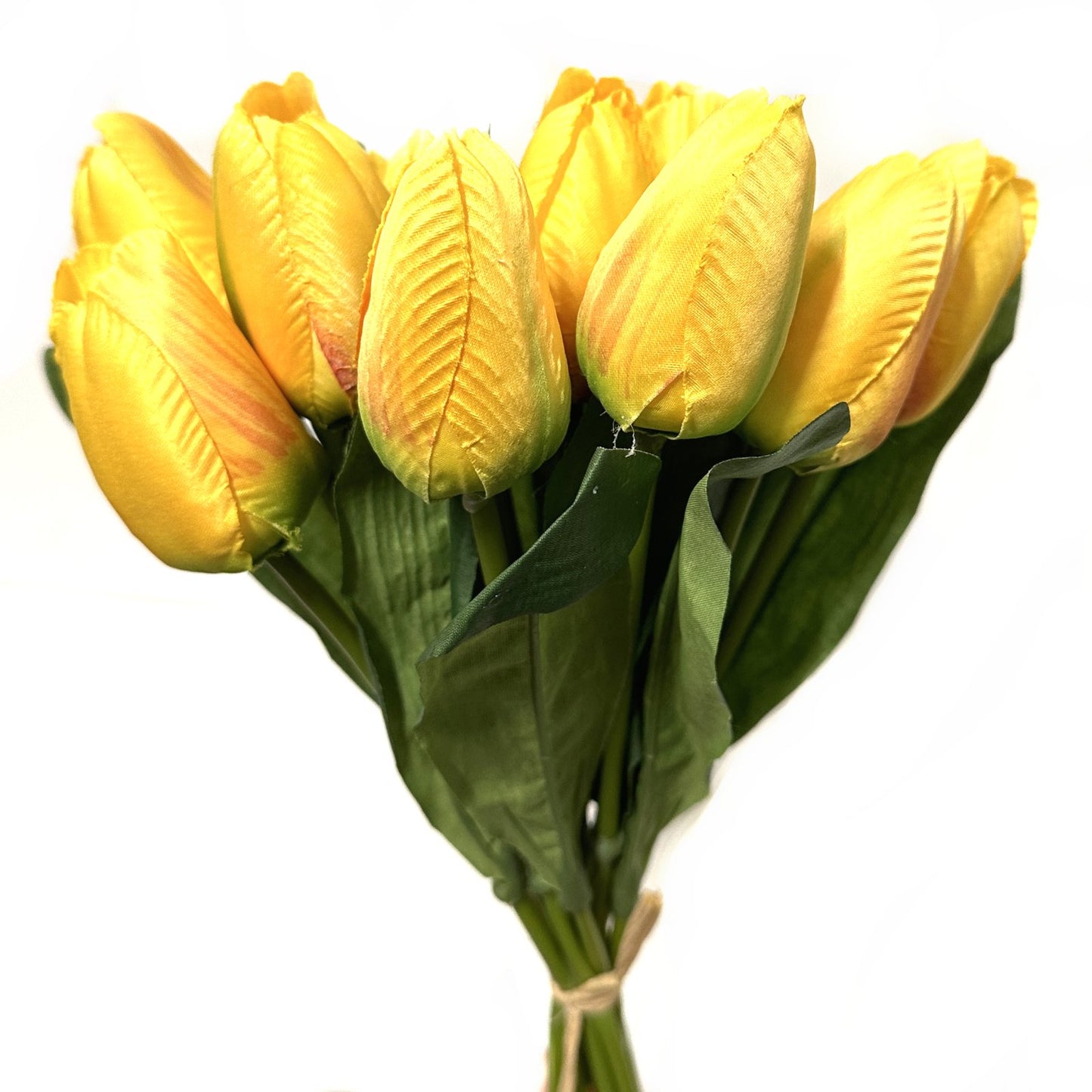 Artificial Tulip Flower Bundle - Yellow