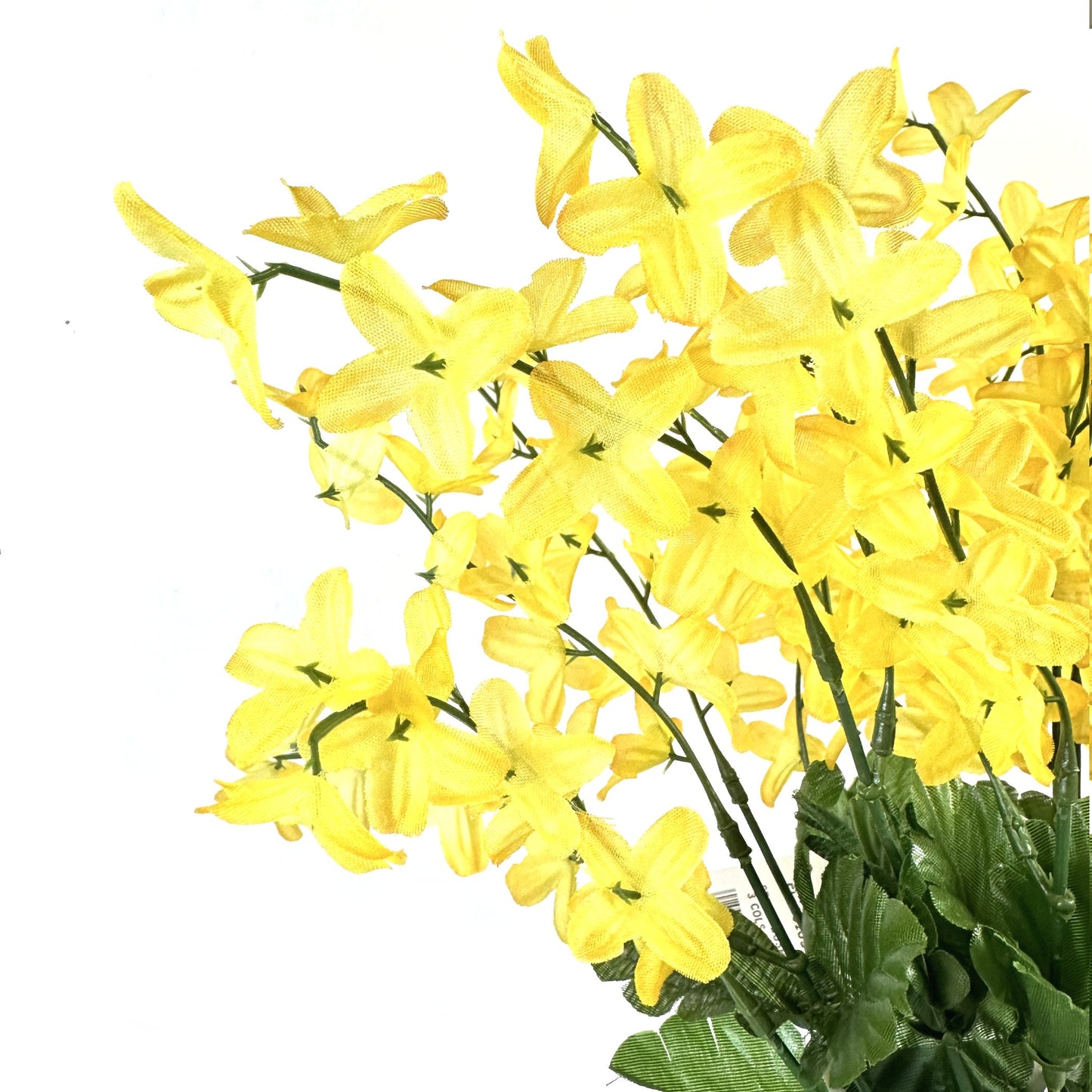 Artificial Forsythia Blossom Bush with Yellow Flowers 40cm