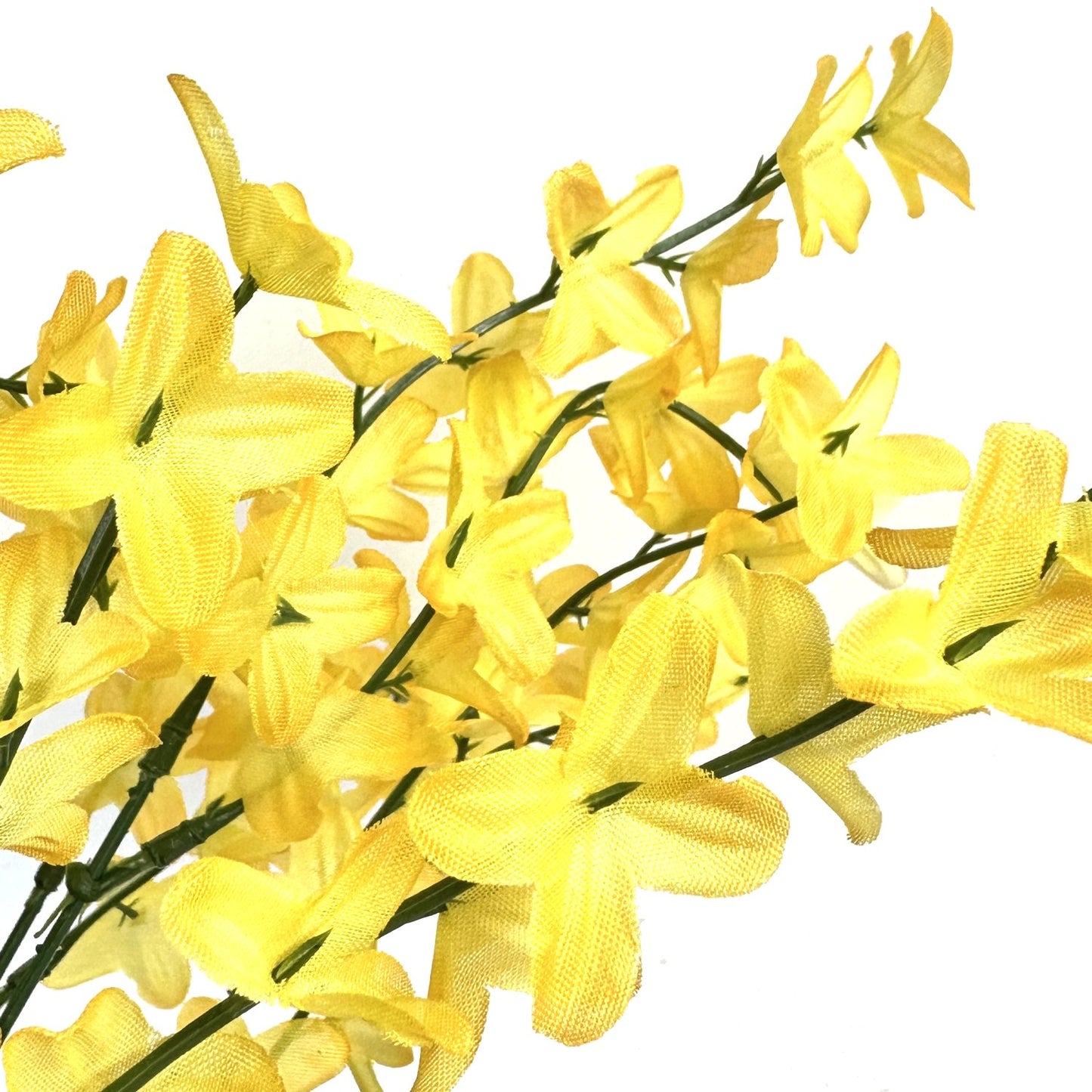 Artificial Forsythia Blossom Bush with Yellow Flowers 40cm