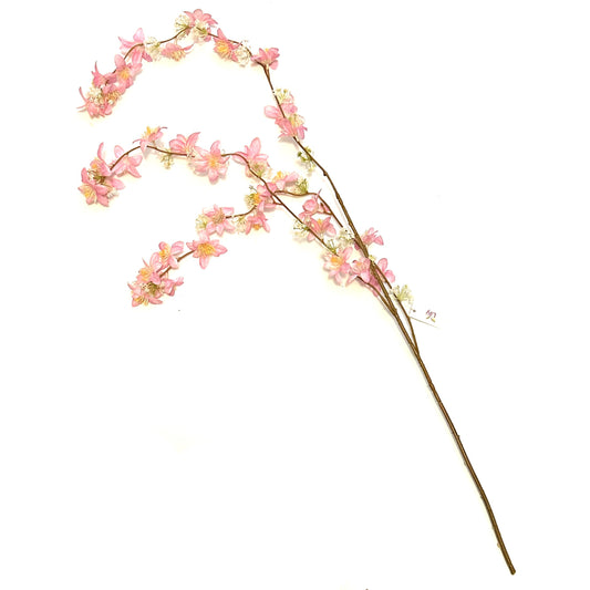 Artificial Cherry Blossom Spray with Pink Flowers 106cm