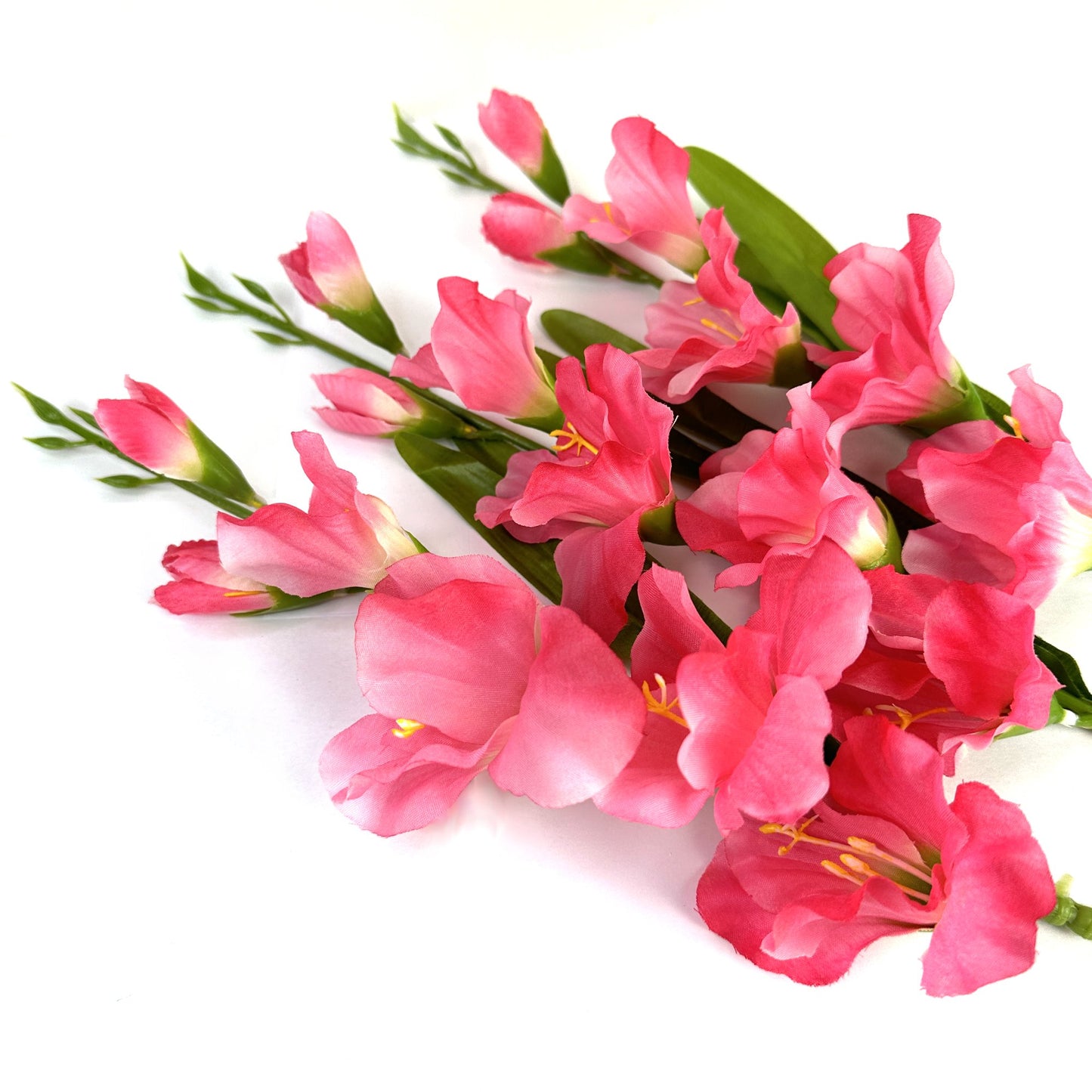 Artificial Gladiolus Flower Stem 58cm Pink