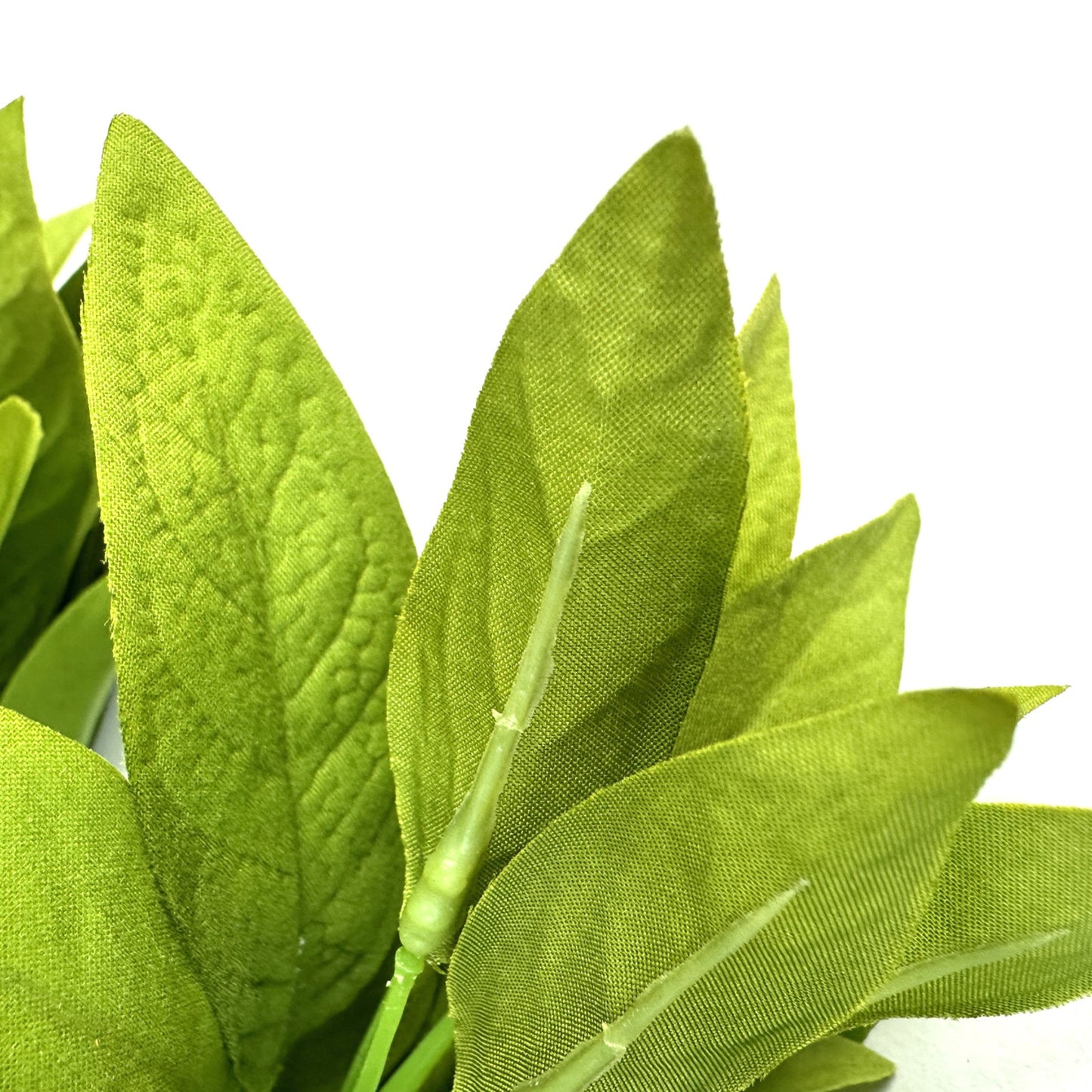 Artificial Sage Bright Green Leaf Spray 32cm