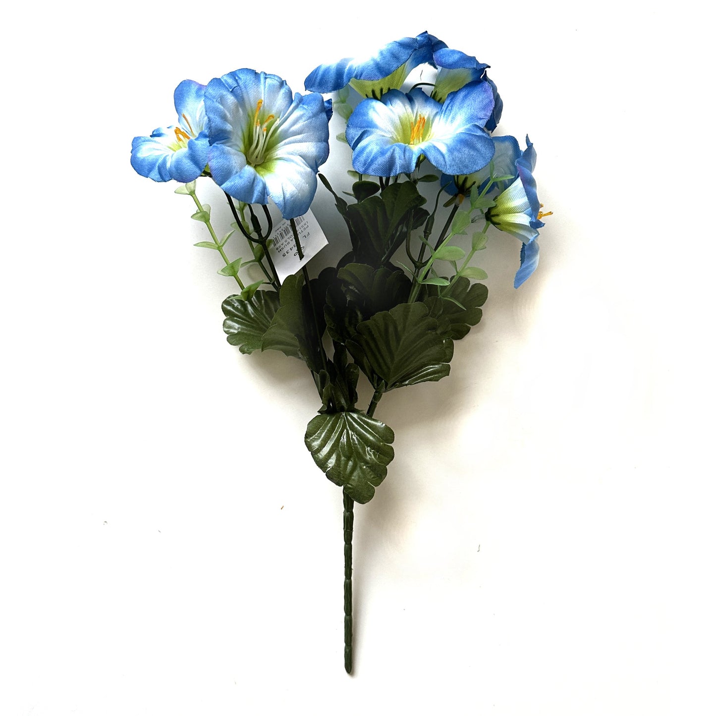Artificial Petunia Flower Bush - Blue