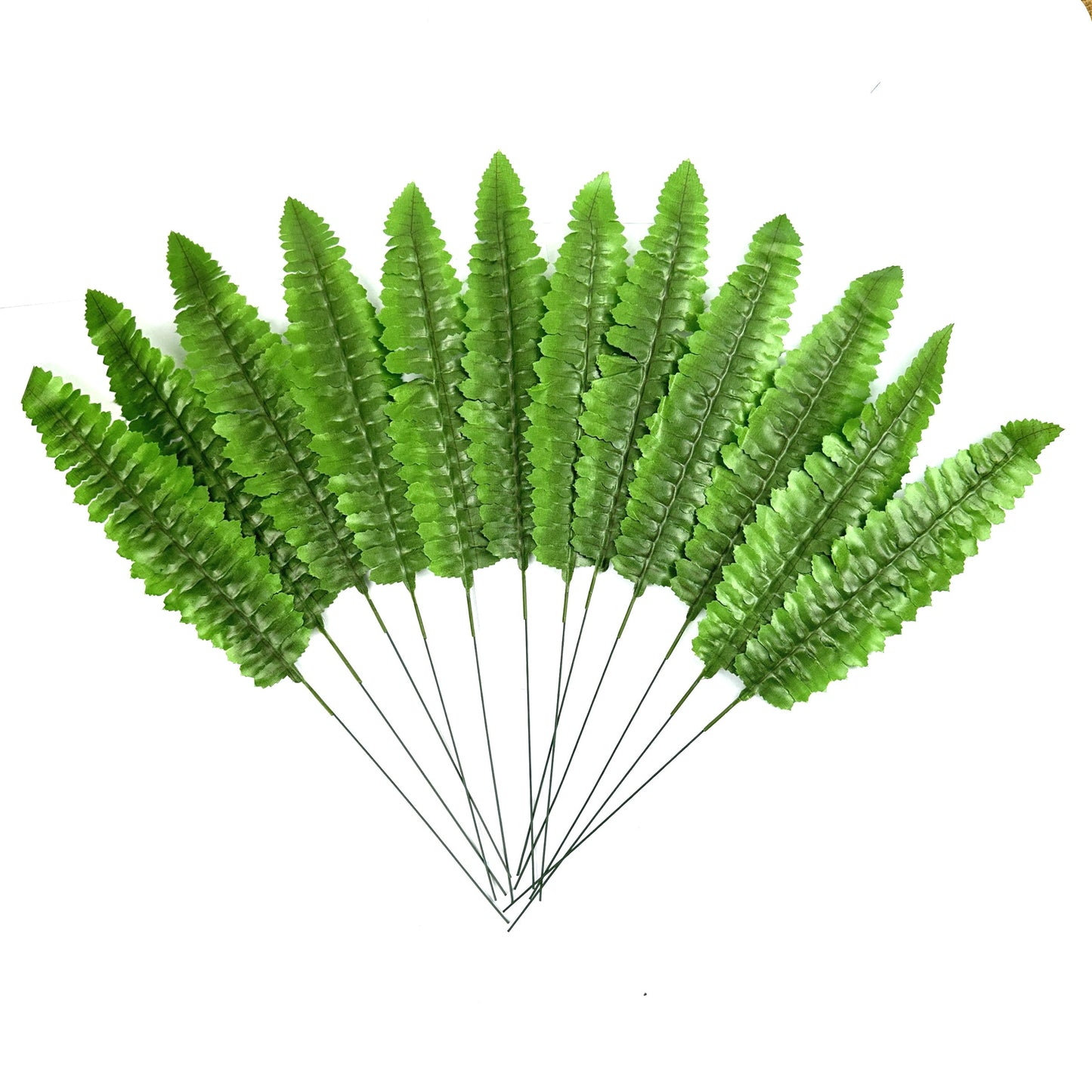 Artificial Thin Fern Leaves