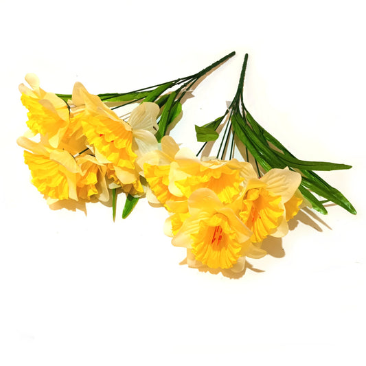 Artificial Daffodil Bush - 35cm
