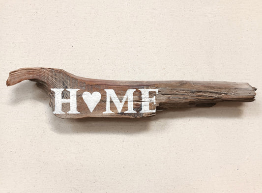 'Home' Original Devon Rustic Driftwood Wall Art