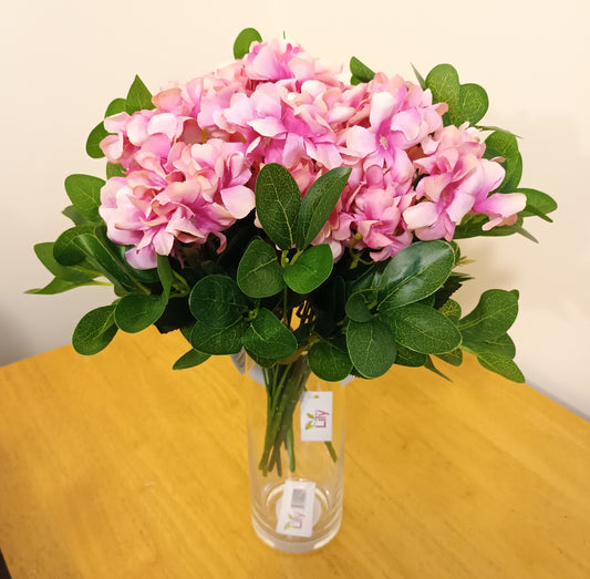 Artificial Hyacinth Flowers and Foliage Filler Arrangement