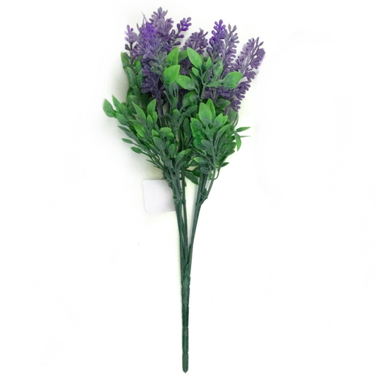 Artificial Lavender Plant with faux purple flowers