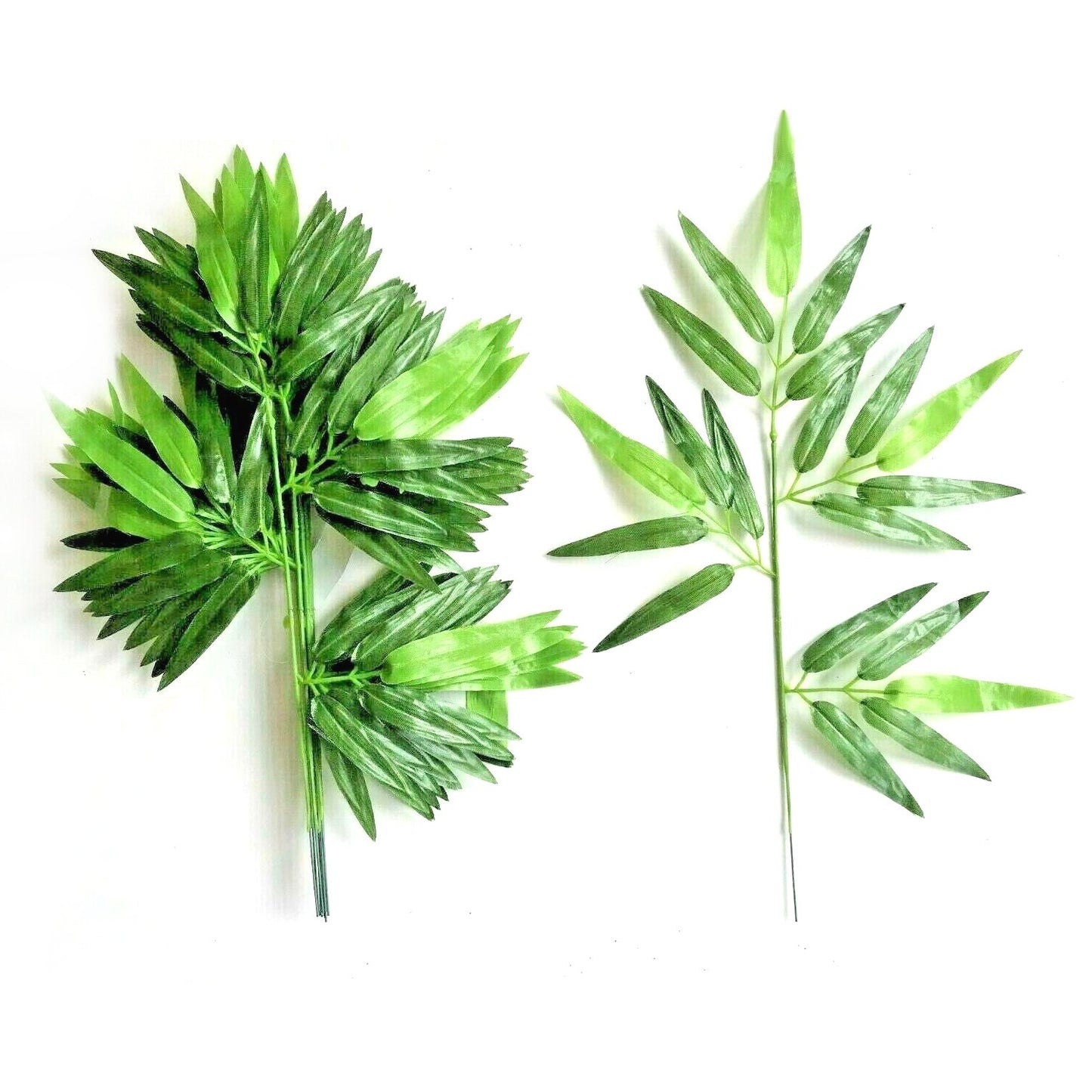 Artificial Bamboo Leaf Stem 45cm