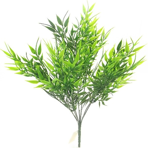 Artificial Plastic Fern Greenery Bush 30cm