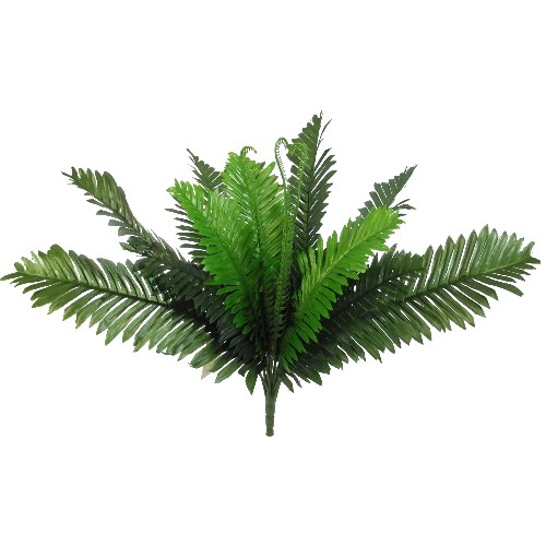 Large Artificial Boston Fern Bush 41cm