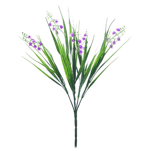 Artificial Bluebell Plant with Purple Flowers - 30cm