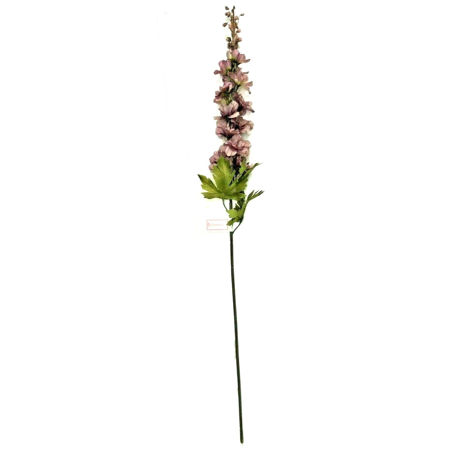 Artificial Delphinium Flower Stem with Mauve Faux Flowers