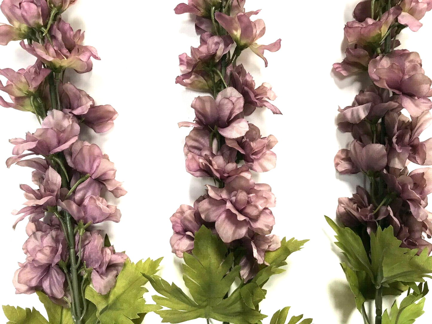 Artificial Delphinium Flower Spray with Mauve Flowers - 79cm