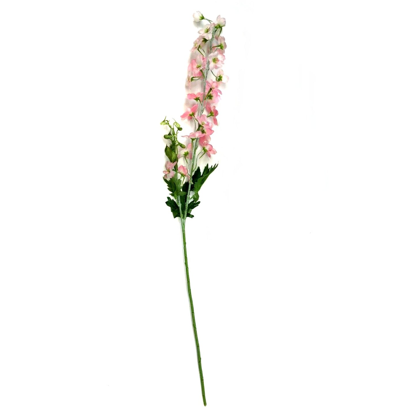 Artificial Delphinium Flower Spray with Pale Pink Flowers - 79cm