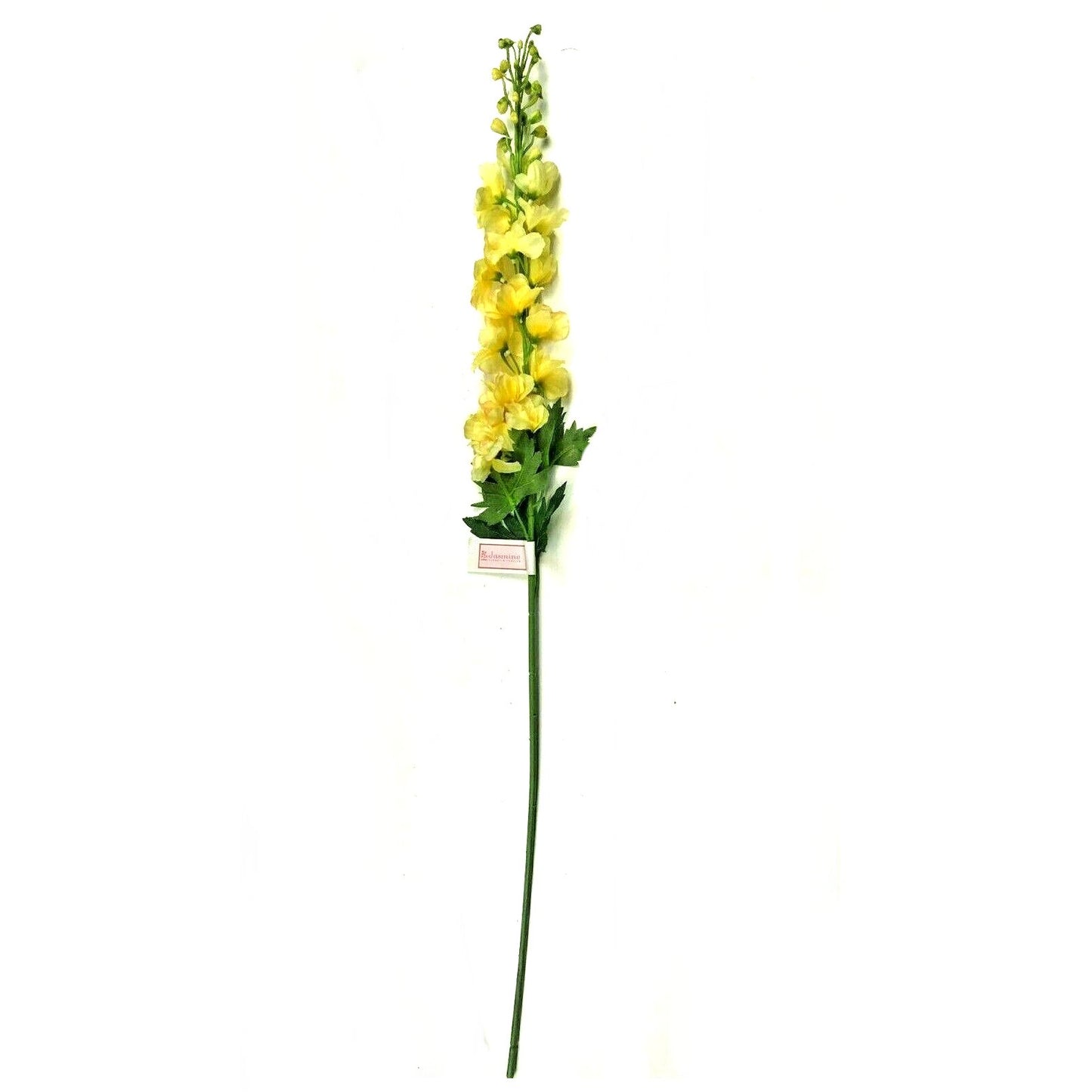 Artificial Delphinium Flower Spray with Yellow Flowers - 79cm