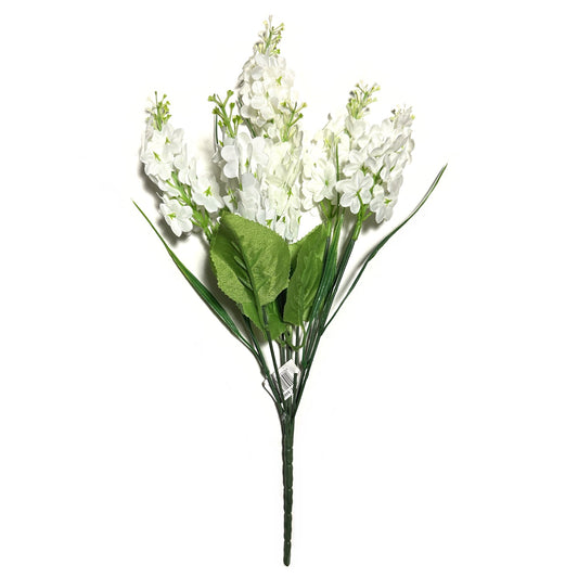 Artificial Lilac Faux Flower White