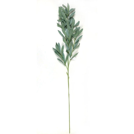 Artificial Pale Green Olive Branch with Faux leaves