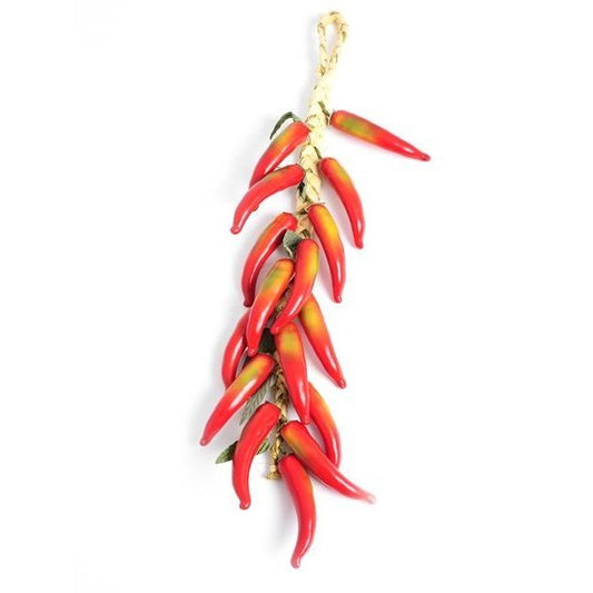 String of Artificial Red Chillies 57cm