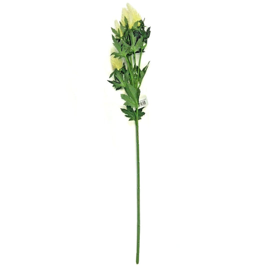 Artificial Sea Holly Spray with Cream Flowers - 70cm