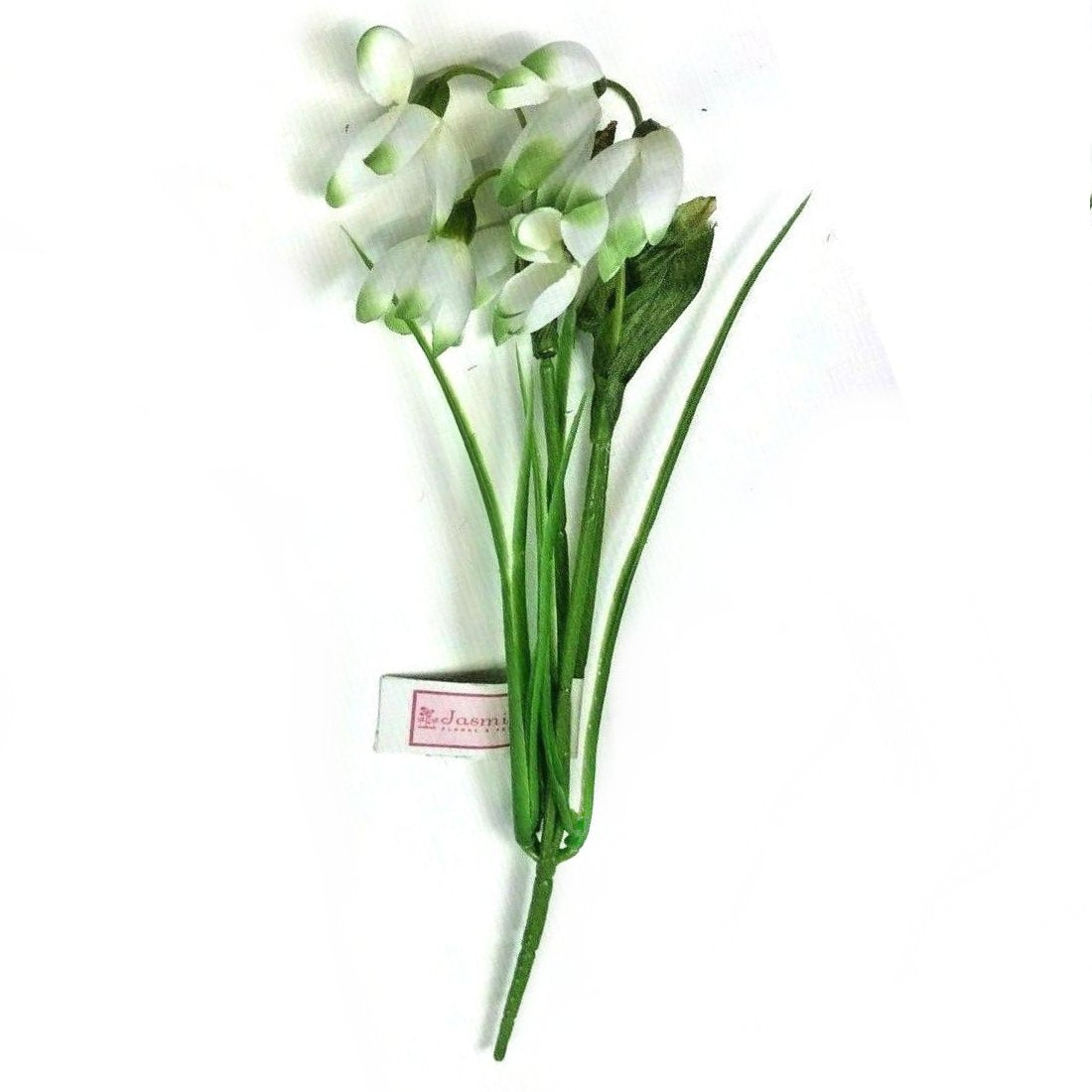 Artificial Snowdrop Plant with Faux White Flowers