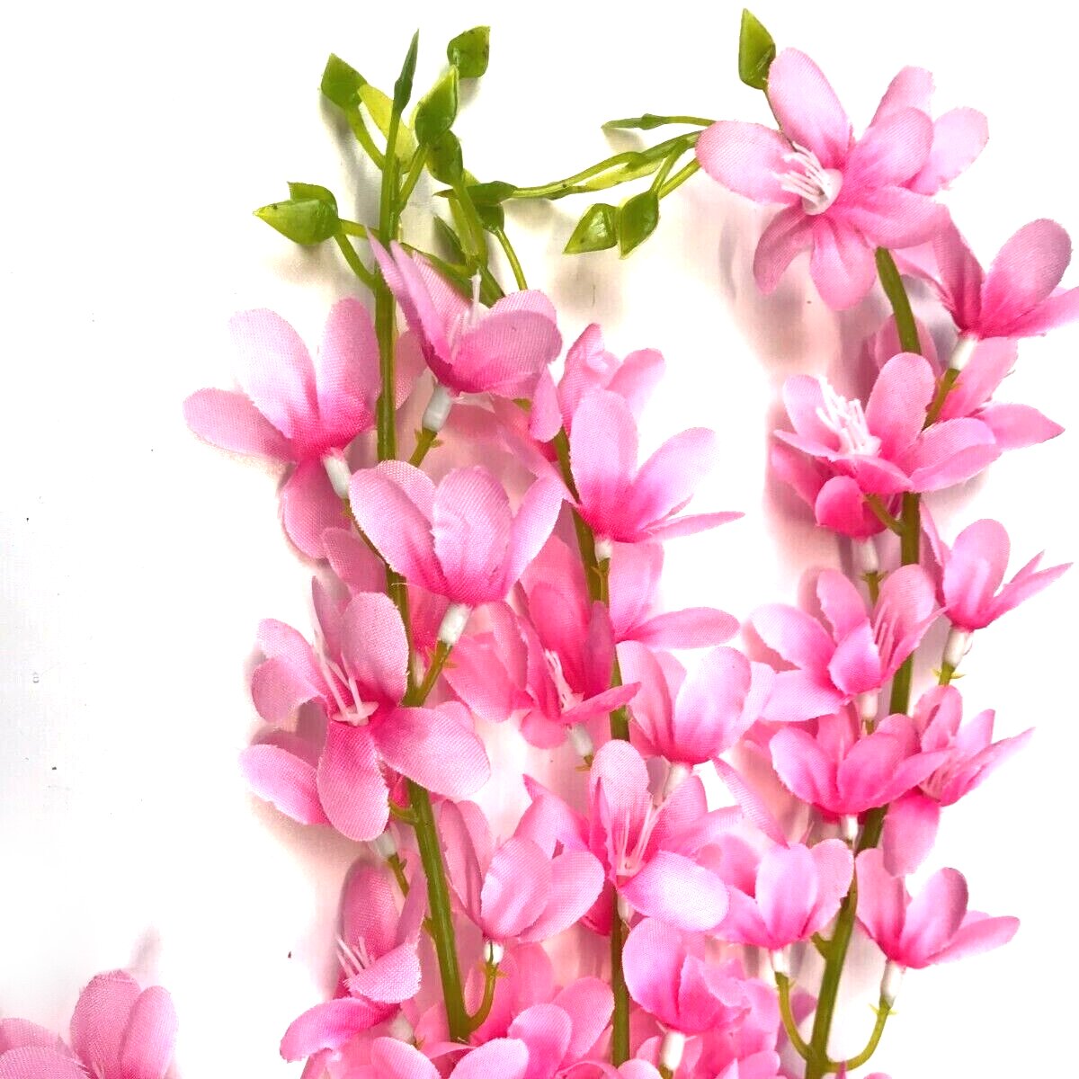 Artificial Wisteria Trailing Spray with Pink Flowers 54cm