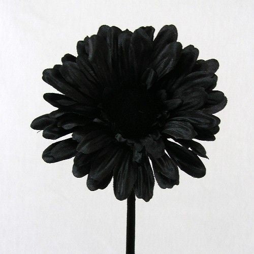 Artificial Black Gerbera Flower Stem