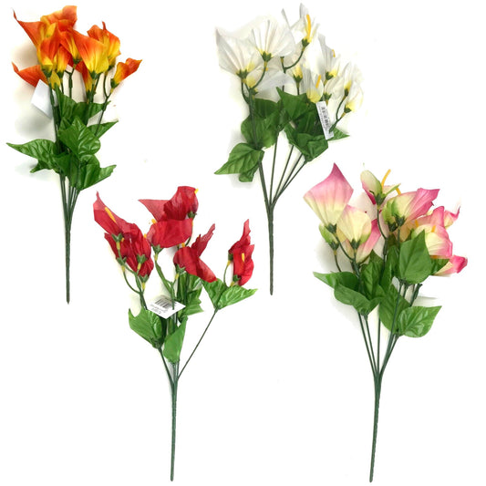 Artificial Calla Lily Flower Spray 36cm