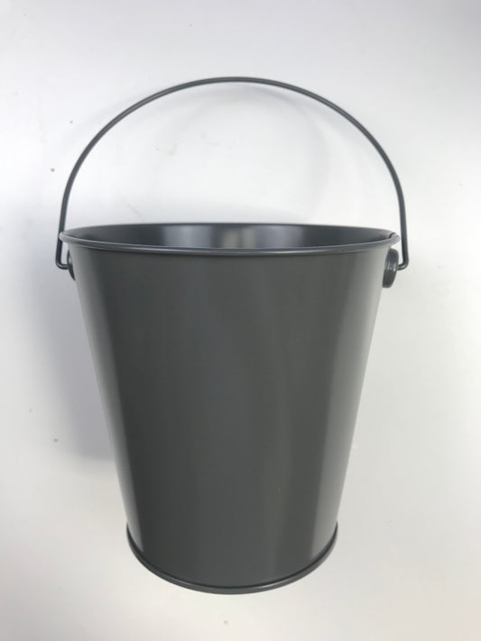 Decorative Metal Bucket Planter