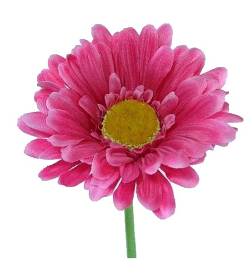 Artificial Hot Pink Gerbera Flower Stem